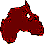 Africahead logo dark red to
                          right png